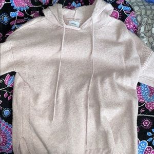 very light pink hoodie